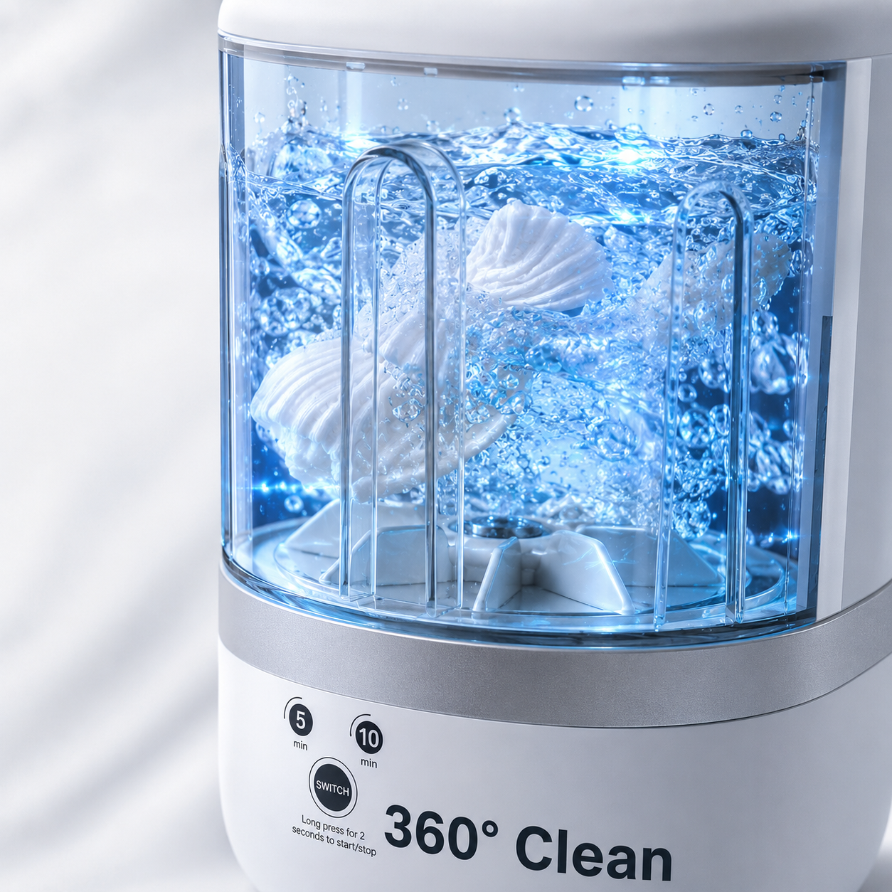 WashGo Mini Portable Washing Machine – 5-Min Quick Clean for Innerwear, Socks & Baby Clothes