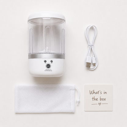 WashGo Mini Portable Washing Machine – 5-Min Quick Clean for Innerwear, Socks & Baby Clothes